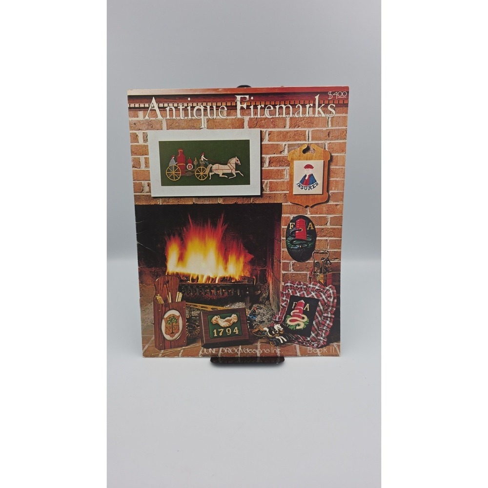 Antique Firemarks, Book II, 1981, Cross Stitch Pattern Booklet